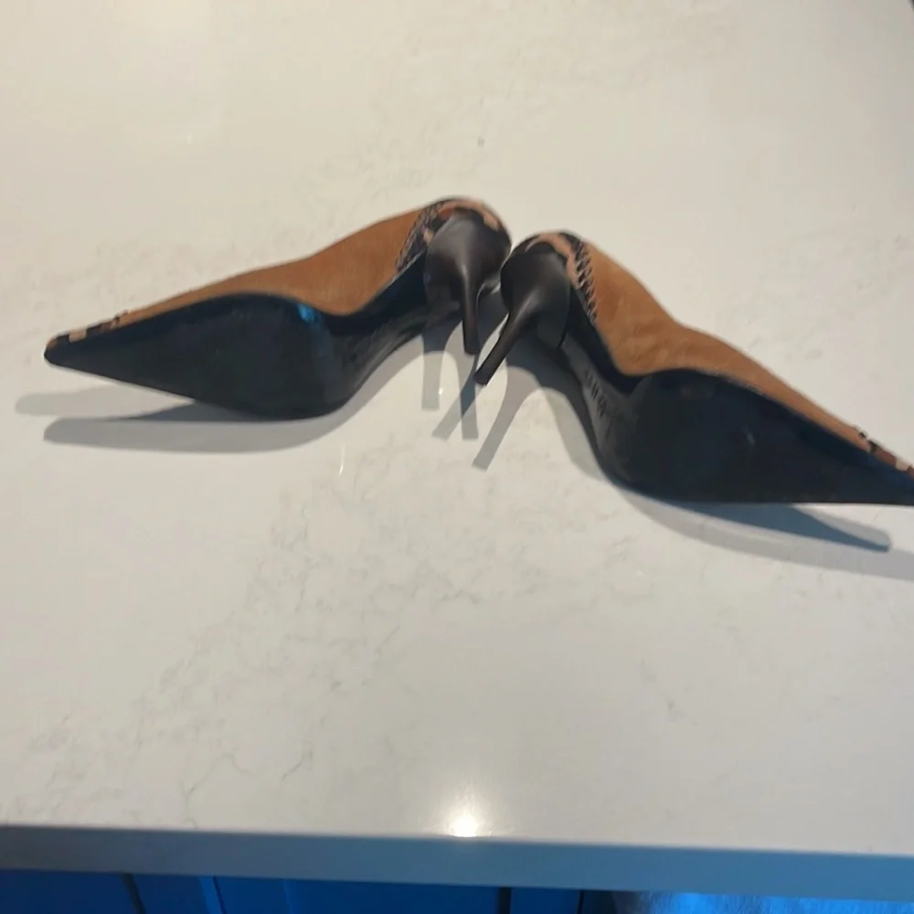 Leather and suede Italian Shoes - Picture 3 of 10